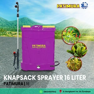 POMPA HAMA ELEKTRIK 16L PATIMURA  SNI BY CBA