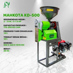 Tips Merawat Mesin Giling Padi KD 500 agar Awet dan Tahan Lama